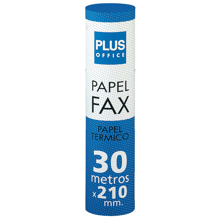 ROLLO PAPEL TÉRMICO FAX PLUS OFFICE 210MMX 30M