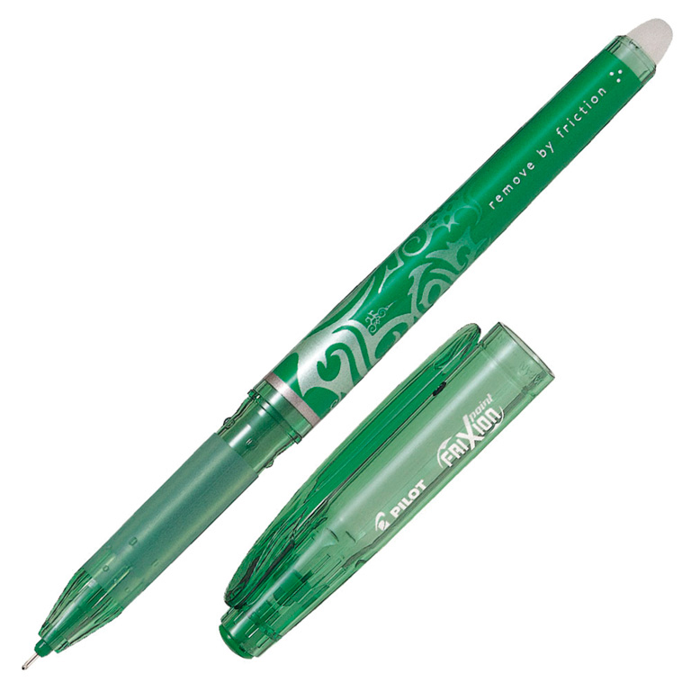 BOLIGRAFO BORRABLE CAPUCHON PILOT FRIXION POINT VERDE