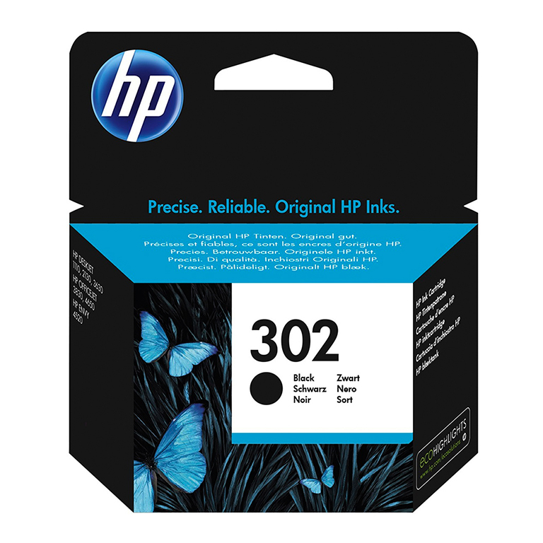 CARTUCHO INK-JET HP 302 F6U66AE NEGRO