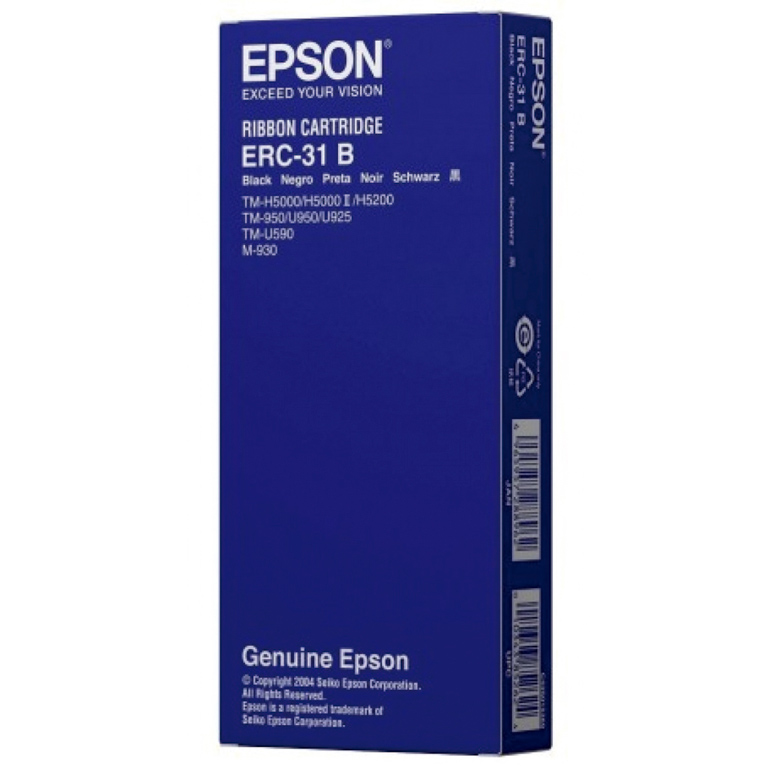 CINTA DE IMPRESION EPSON ERC-31B NEGRO