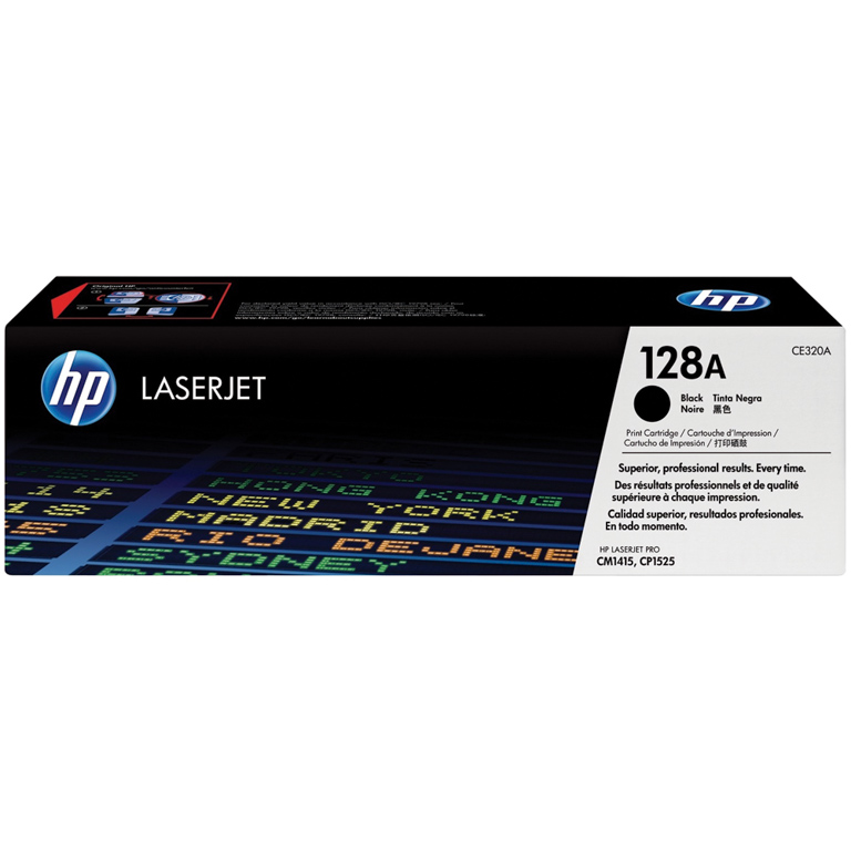 TONER LASER HP 128A CE320A NEGRO