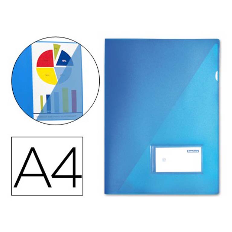 CARPETA DOSS QUICK 102 AZUL 3u