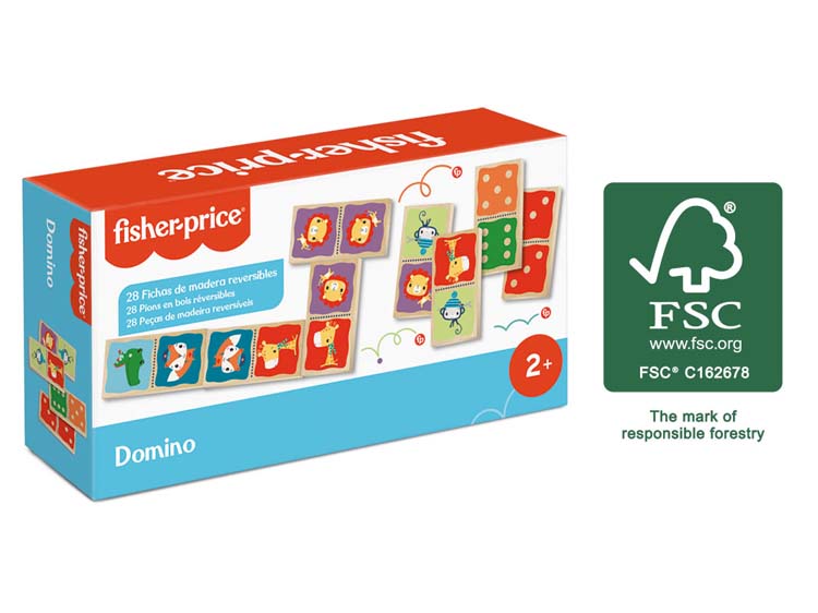 DOMINO REVERSIBLE (MADERA FSC) FISHER-PRICE CAYRO