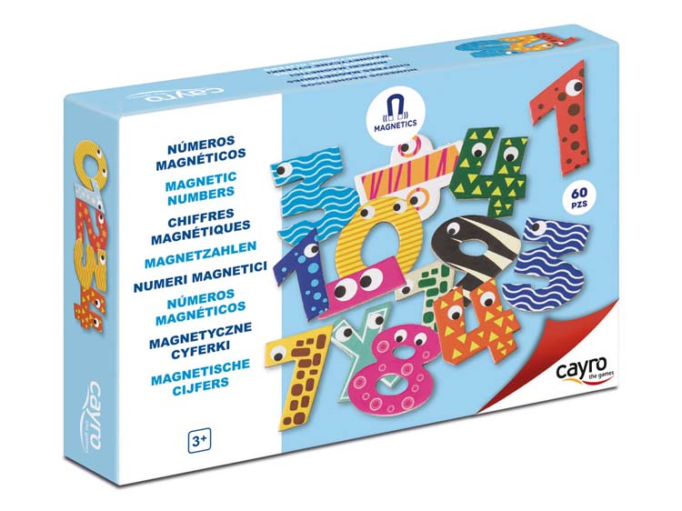 JUEGO NUMEROS MAGNETICOS 60 PIEZAS CAYRO