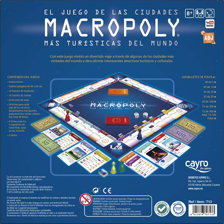 JUEGO MACROPOLY CAYRO