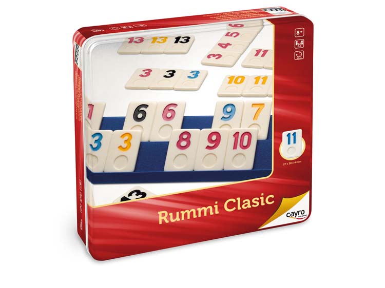 JUEGO RUMMI CLASIC METAL BOX CAYRO