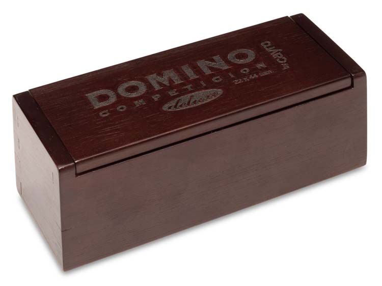 DOMINO COMPETICION CAJA MADERA DELUXE CAYRO