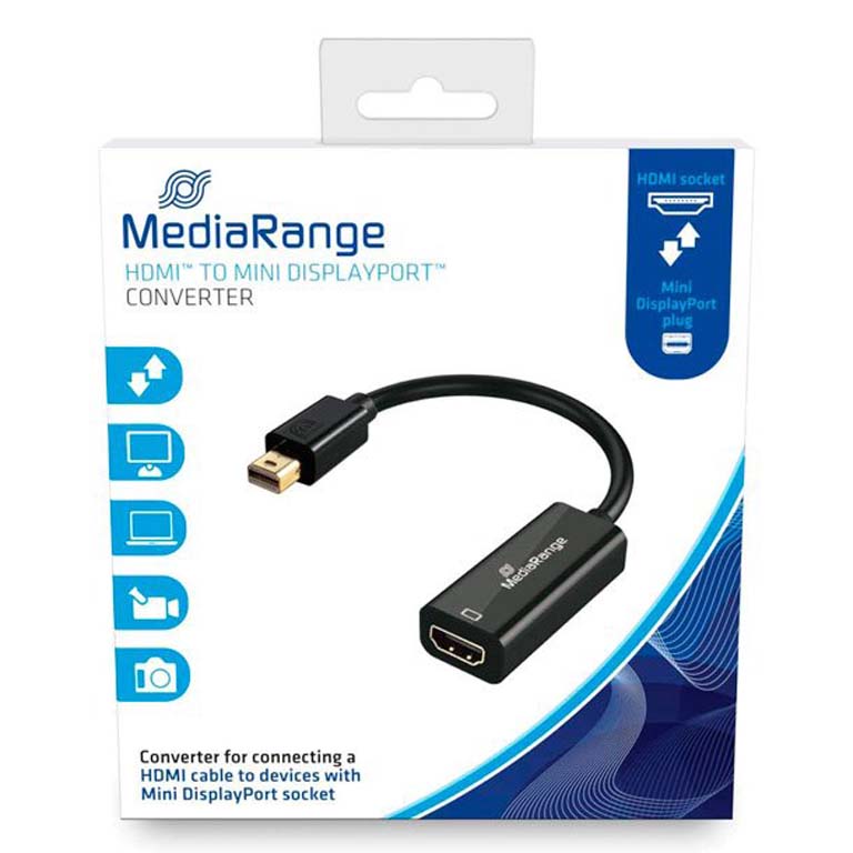 CABLE MINI DISPLAYPORT A HDMI 15CM MEDIARANGE