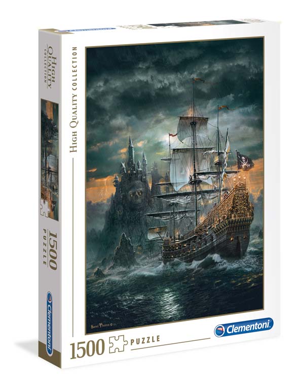 PUZZLE 1500 PIEZAS BARCO PIRATA