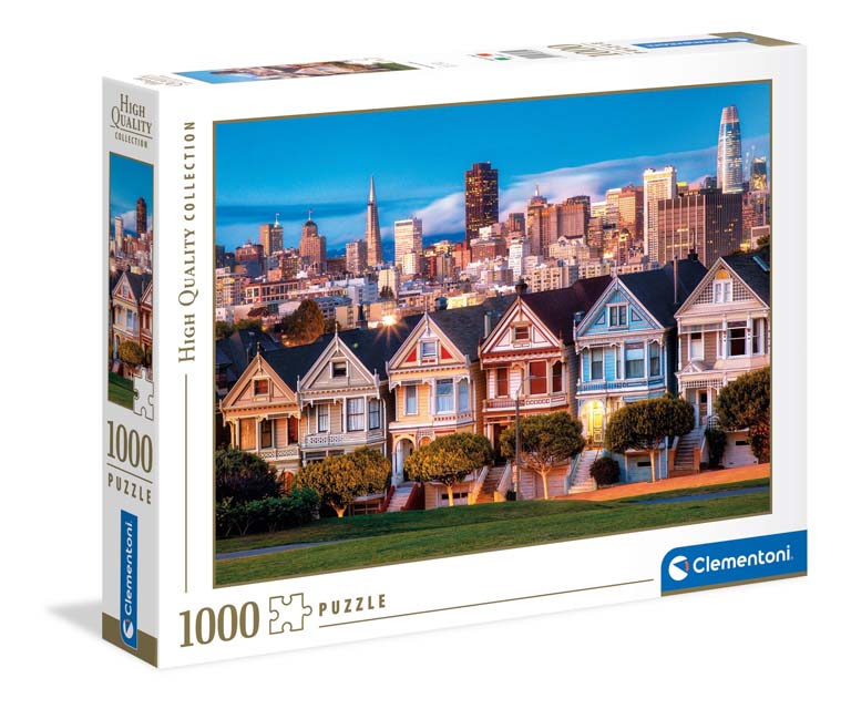 PUZZLE 1000 PIEZAS CASAS PINTADAS 