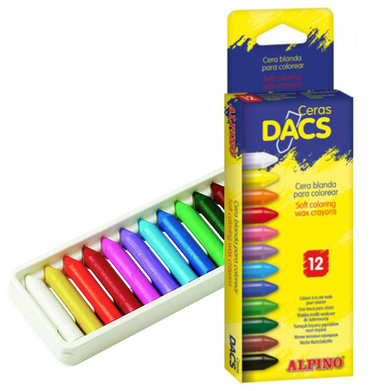 CERAS BLANDAS DACS 12 COLORES
