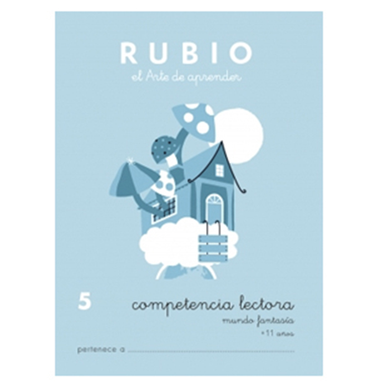 CUADERNO RUBIO COMPETENCIA LECTORA 5 MUNDO FANTASÍA A4