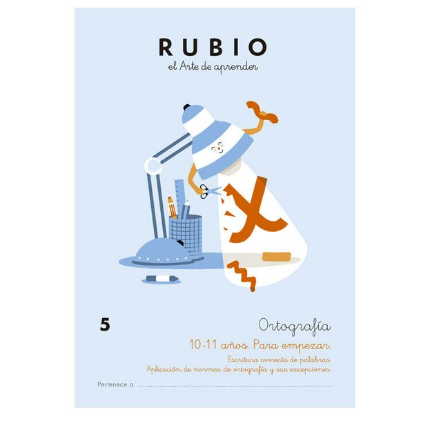 CUADERNO RUBIO ORTOGRAFÍA 5 A4