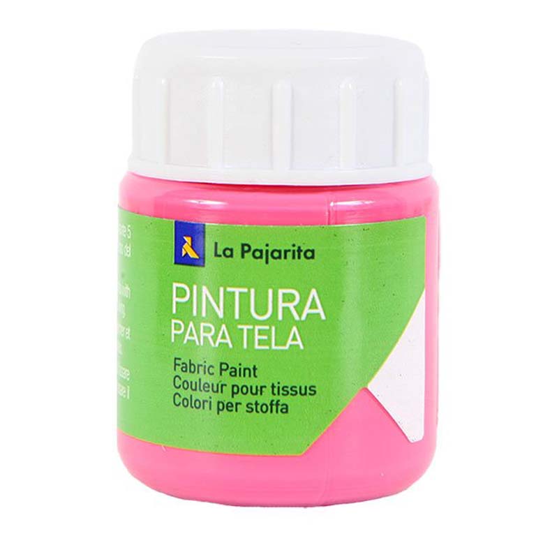 PINTURA TELA LA PAJARITA BOTE 25ML COLOR MAGENTA