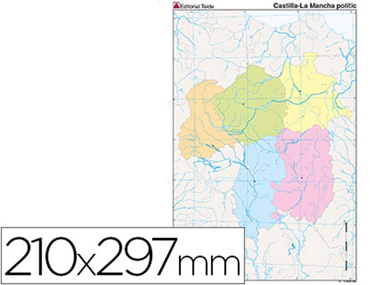 MAPAS MUDOS CLM POLITIC PQ.100