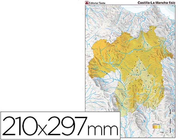 MAPAS MUDOS CLM FISICO PQ.100