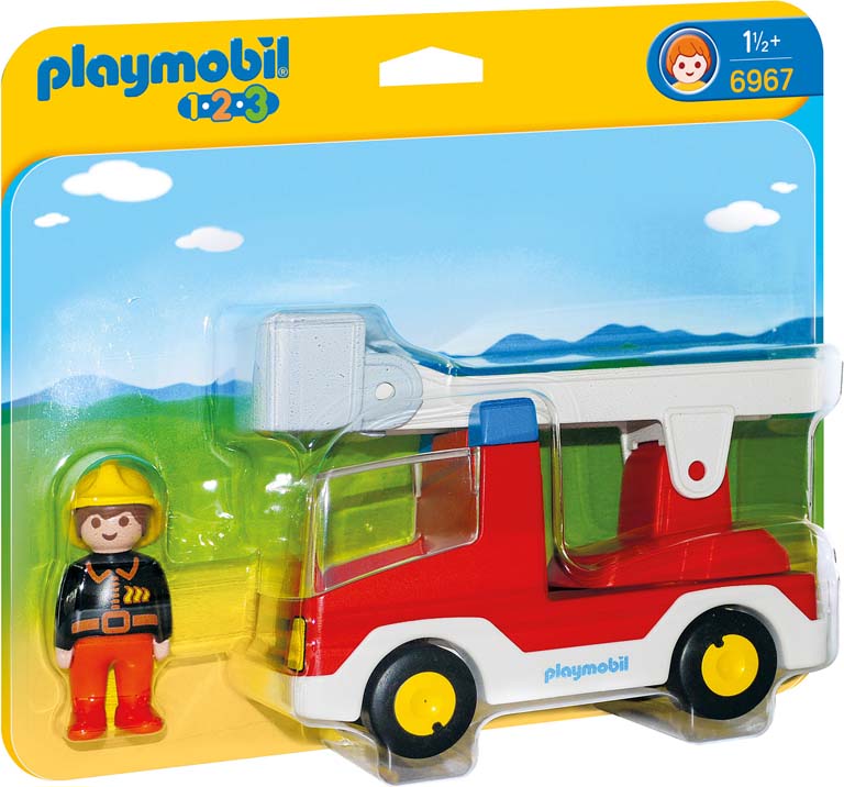 PLAYMOBIL 1.2.3 CAMION DE BOMBEROS