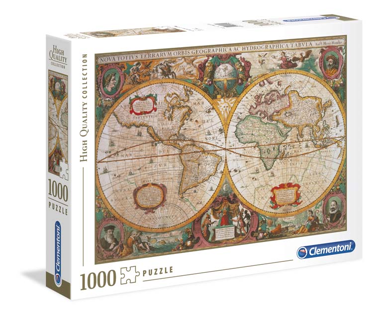 PUZZLE 1000 PIEZAS MAPA ANTIGUO