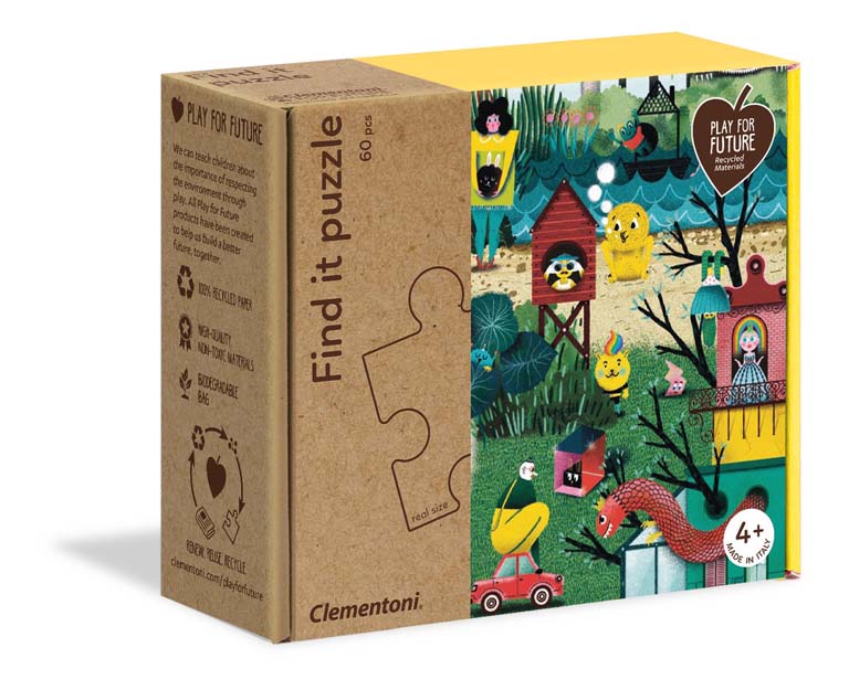 JUEGO CLEMENTONI PUZZLE 60 PIEZAS MI JARDIN