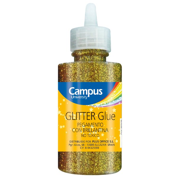 PEGAMENTO PURPURINA CAMPUS UNIVERSITY BOTE 60 GRAMOS COLOR ORO