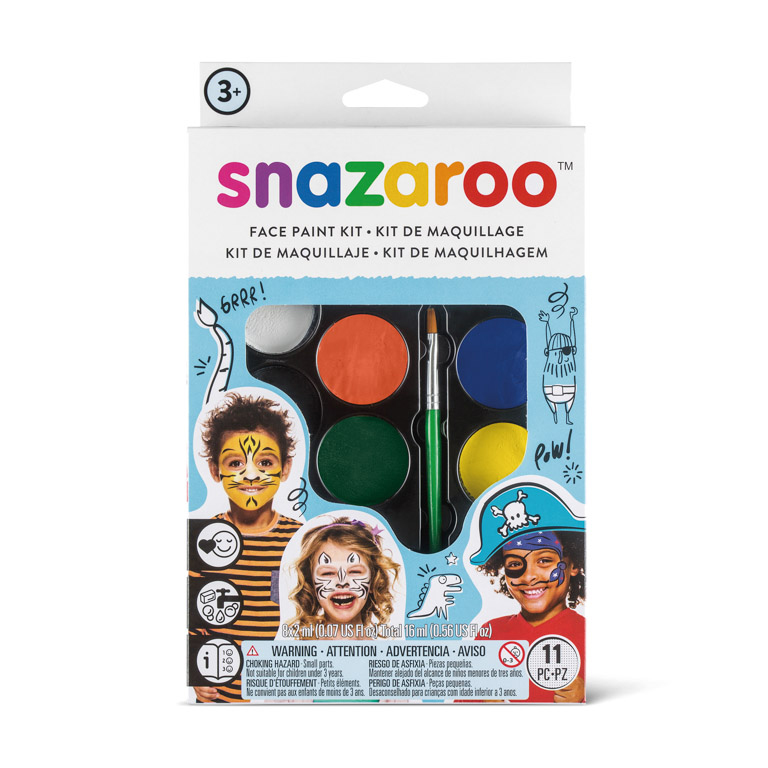 MAQUILLAJE SNAZAROO PALETA ESPECIAL CHICOS